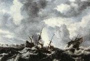 PEETERS, Bonaventura the Elder Storm on the Sea oil on canvas